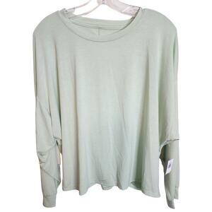 Old Navy Active Ultralite Open Back Top, NWT, Large, Light Green